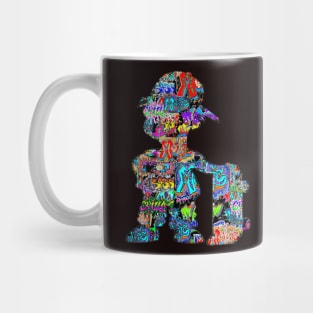 graffiti cartoon pop art fun skater Mug